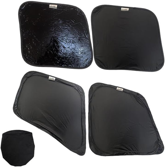 Easyflighter B737 Aircraft Cockpit Sunshade （Double-Faced） (B737 Front Half Visible)