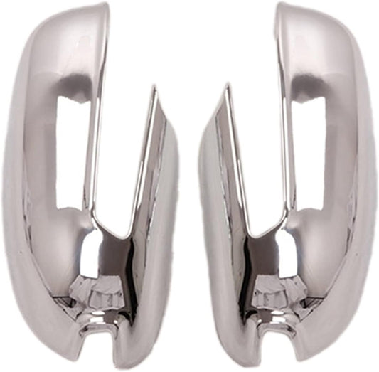 car Parts Chrome Car Styling Side Mirrors Glossy Pairs Accessories Fit for Hyundai Kona 2018-2020 Rearview Rear View Overlay Car Mirror Cap (Color : Silver)