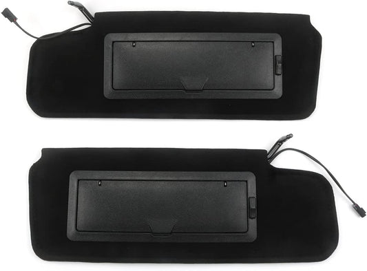 Sun Visors Sunshades W/Vanity Mirror & LED Light for 1984-1996 Corvette C4