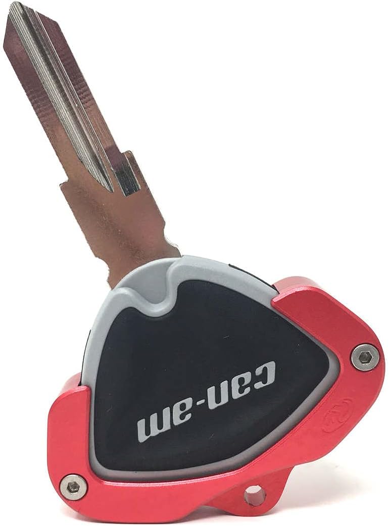 CRAZY METALMAN Key Holder for CAN AM Spyder F3 RT RT-S ST RSi Accessory Key Hole Cover Blue No Cord