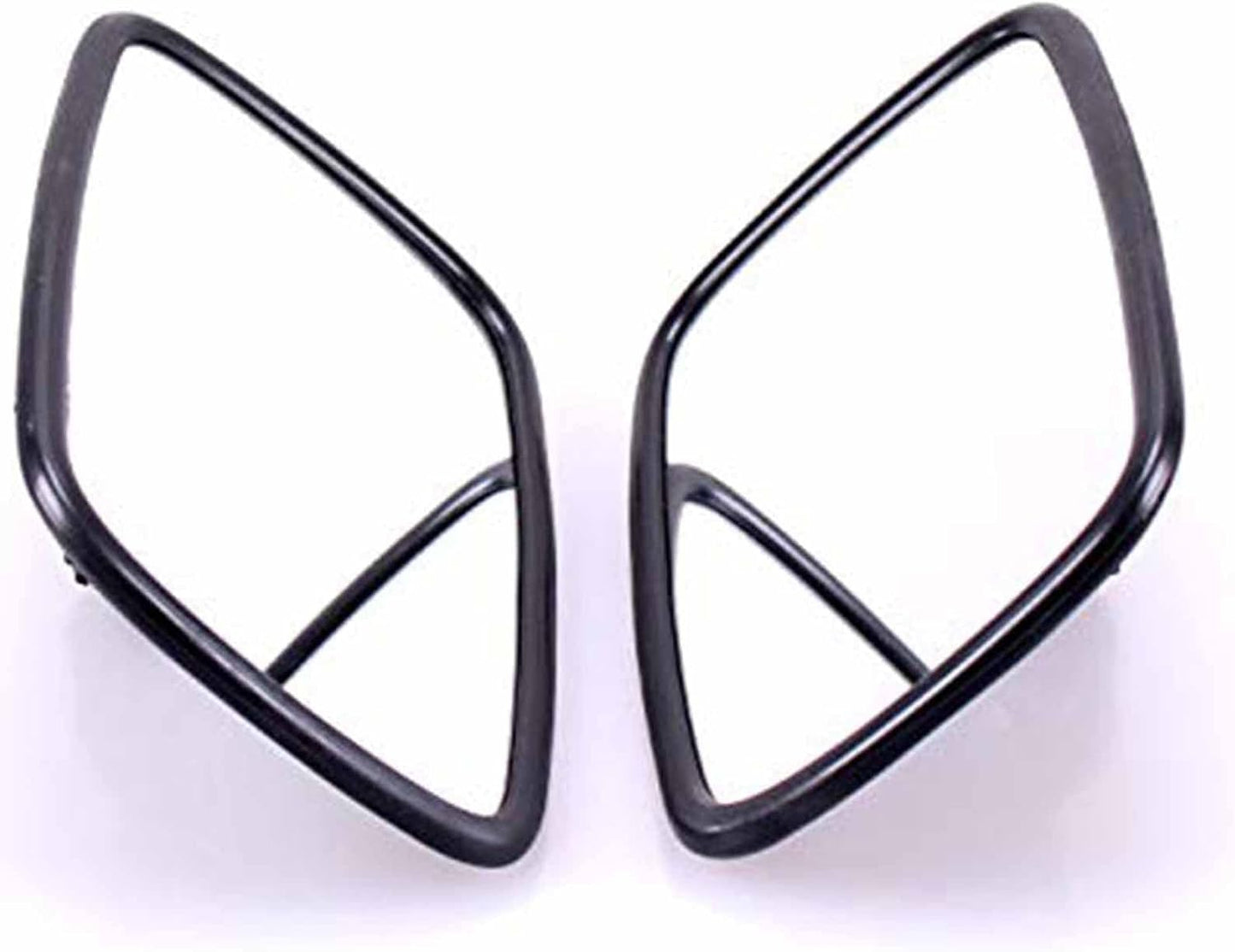 wolfmoutiy 2 Pcs Rear View Mirrors-215 X170 Mm,Universal Hd Glass Convex Wide Angle Rear View Mirror Back Mirror for Lorry Bus Tractor Excavator,Black