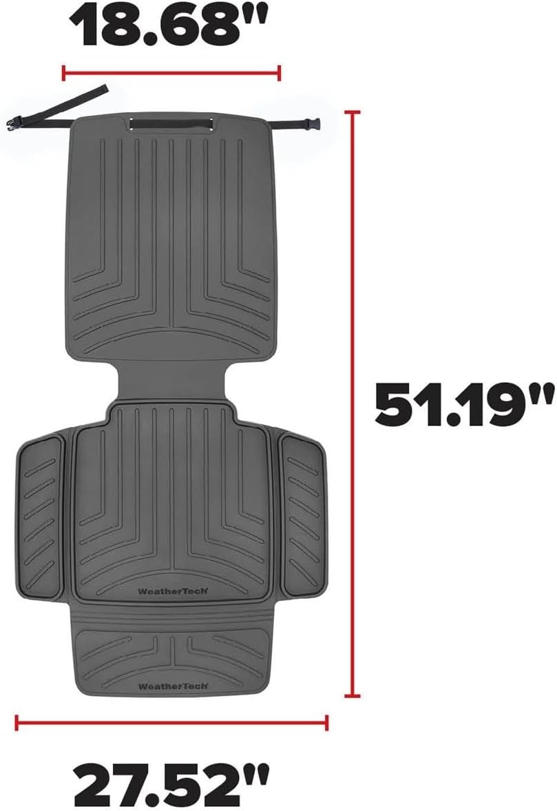 WeatherTech Child Car Seat Protector - Seat + Seat Back - Black