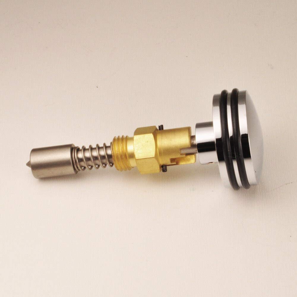 3-Position Carburetor Enrichment Knob for S&S Super "E" & "G" Carburetors - Chrome O-Ring Style Knob (35-0854)