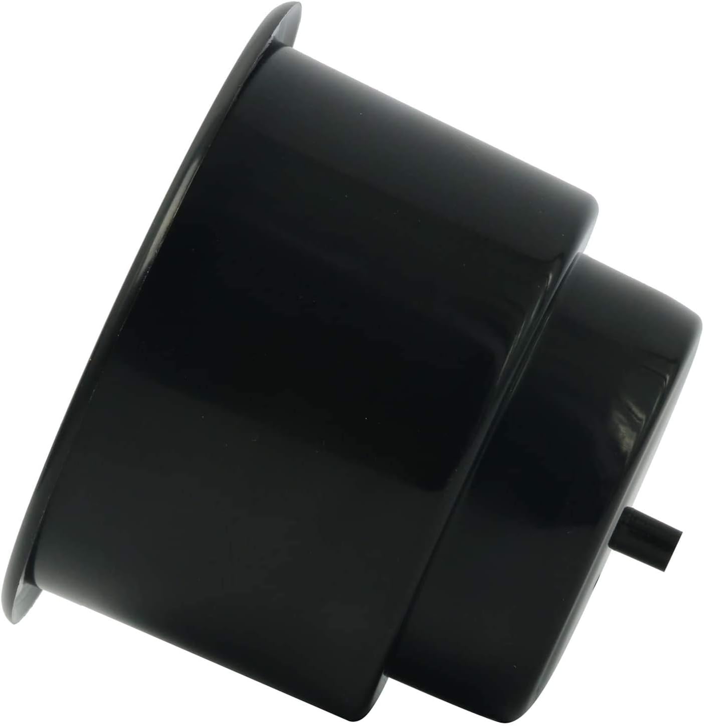 NovelBee Boat Cup Holder Insert Round Hard Plastic Drink Cup Holder Universal Black with Drain for Boat Truck Car Camper RV (10pcs)