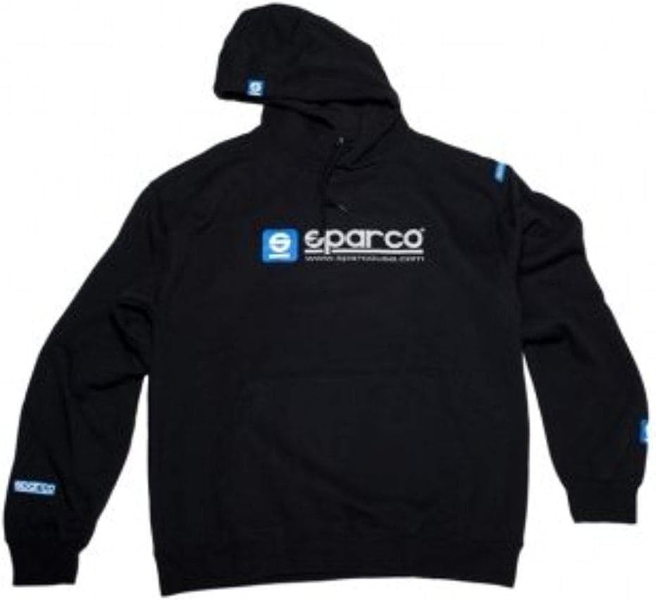 Sparco SP03100NR0XS WWW XS Black Hooded Sweatshirt