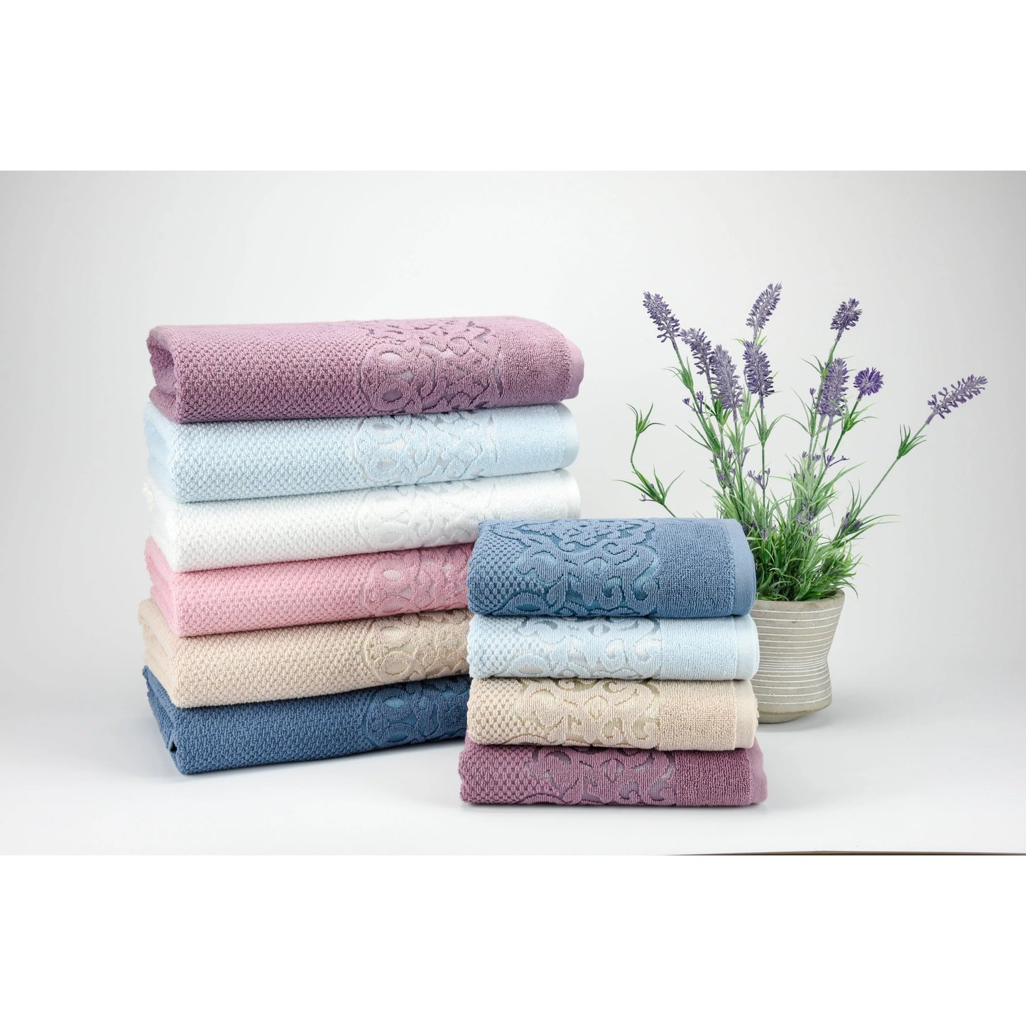 Galata 2 Pcs Turkish Cotton Towel - Bath Towel