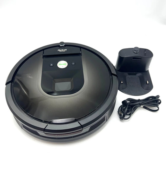 Open Box iRobot Roomba 980 Robot Vacuum-Wi-Fi Connected Mapping R980R99 - Black