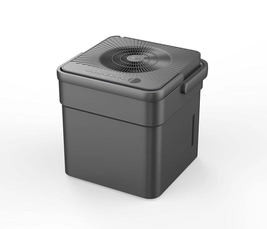 Restored Midea 50-Pint CUBE Smart Dehumidifier with Pump, 3X More Water Capacity, ENERGY STAR MOST EFFICIENT for up to 4,500 sf (Refurbished)