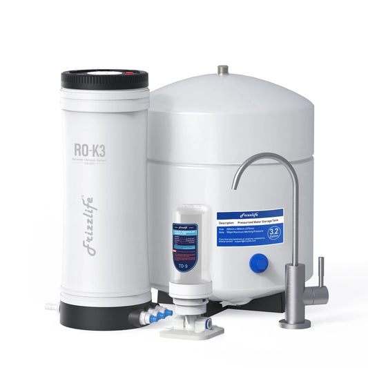 Frizzlife Reverse Osmosis Water Filtration System - Alkaline Remineralization