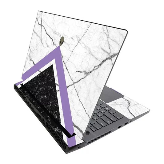 MightySkins ALWM17R320-Geometric Marble Skin for Alienware M17 R3 2020 & M17 R4 2021 - Geometric Marble