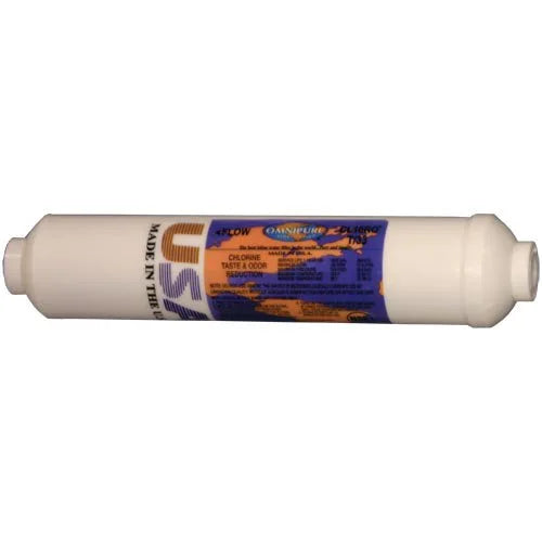 Package Of 3 Omnipure CL10ROT40-B Carbon Inline Water Filter