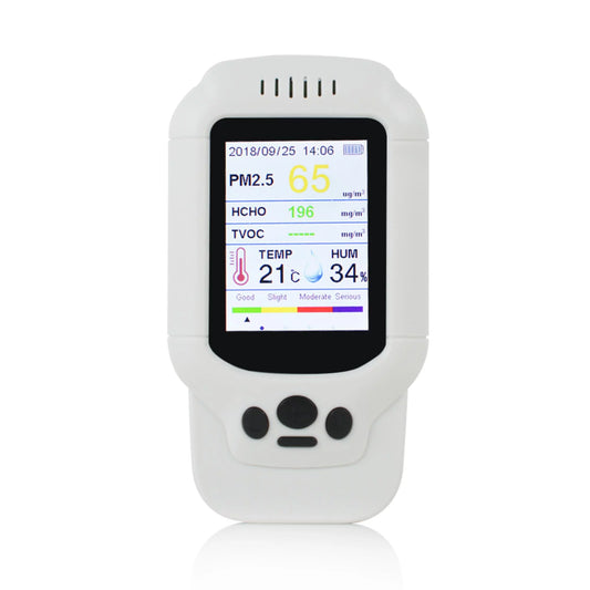 Enhance Indoor Air Quality with Our All-in-One Air Quality Detector - Monitor PM2.5/HCHO/TVOC, Temperature, Humidity & More