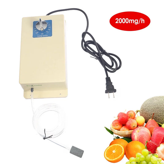 JahyShow Ozonizer - 2000mg/h Ozone Generator for Home Water and Food Sterilization