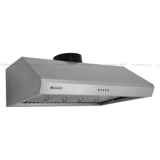 XtremeAir Ultra Series UL13-U30, 900 CFM, 30'' width, Baffle filters, 3-Speed Mechanical Buttons, Full Seamless, 1.0 mm Non-magnetic S.S, Under cabinet hood