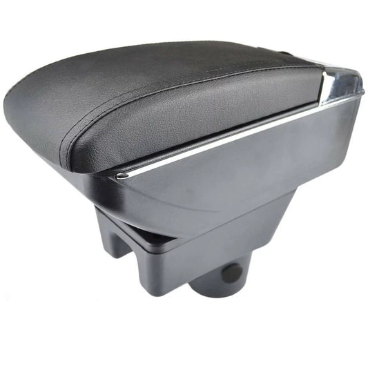 Car Armrest Dual Center Console  Storage Box Organizer Fit For Mitsubishi Mirage 2014 2015 2016 2017 2018