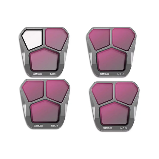 STARTRC Light filter,Compatible With Lens Filter Aluminum Nd8/nd16/nd32/nd64 LensFilters Nd8/nd16/nd32/nd64 With Mavic 3 Waterproof Scratch-resistant Compatible Aluminum Material Optical SS
