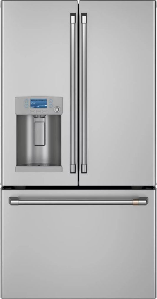 Cafe Cye22tpm 36 Wide 22.2 Cu. Ft. Counter Depth French Door Refrigerator - Stainless