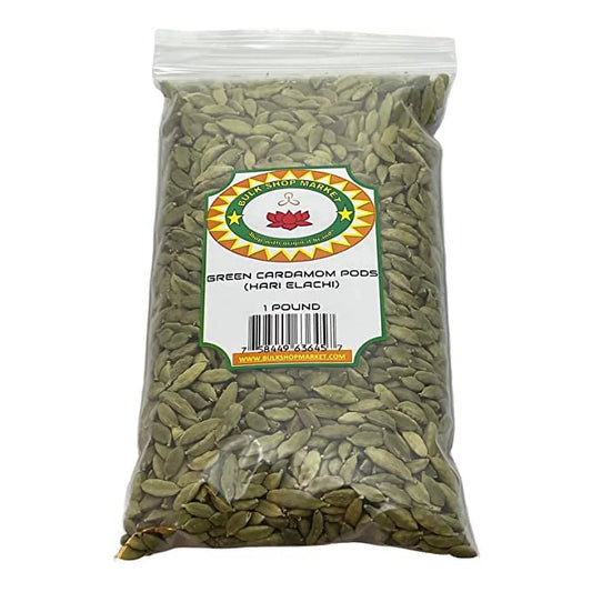 GREEN CARDAMOM WHOLE 1 POUND SPICE BY BULKSHOPMARKET