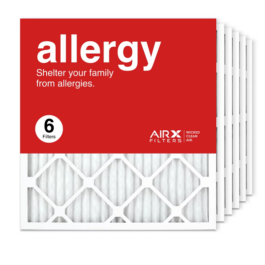 AIRx Filters 19.75x21.5x1 Air Filter MERV 11 Pleated HVAC AC Furnace Air Filter, Allergy 6-Pack, Made in the USA