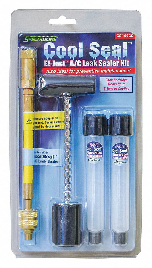 Spectroline A/C Leak Sealer Kit,Up to 4 tons  CS-100CS