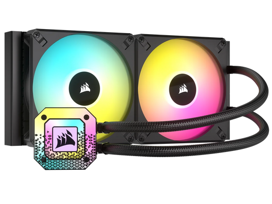 CORSAIR iCUE H115i ELITE CAPELLIX XT Liquid CPU Cooler - AF140 RGB ELITE Fans - 280mm Radiator - Intel LGA 1700, 1200, 115X, 2066,  AMD AM5, AM4