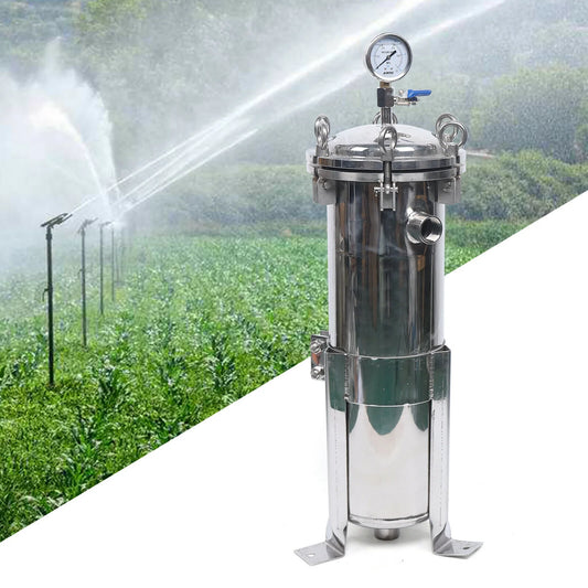#4 Bag Filter Housing 304 Stainless Steel 150PSI Industrial Sock Filter 10t/h #4 Bag Filter Housing Stainless Steel 150PSI Industrial Sock Filter Heavy Duty