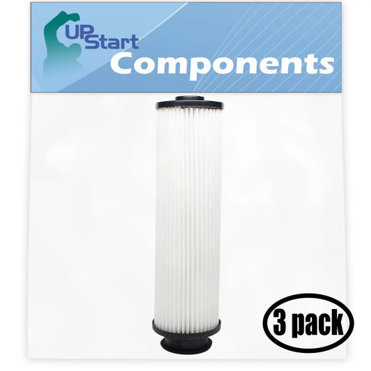 3-Pack Replacement for Hoover WindTunnel Bagless Upright and Bonus Slider Rechargeable Broom U5753980 Vacuum HEPA Cartridge Filter - Compatible with Hoover 40140201, Type 201 HEPA Filter