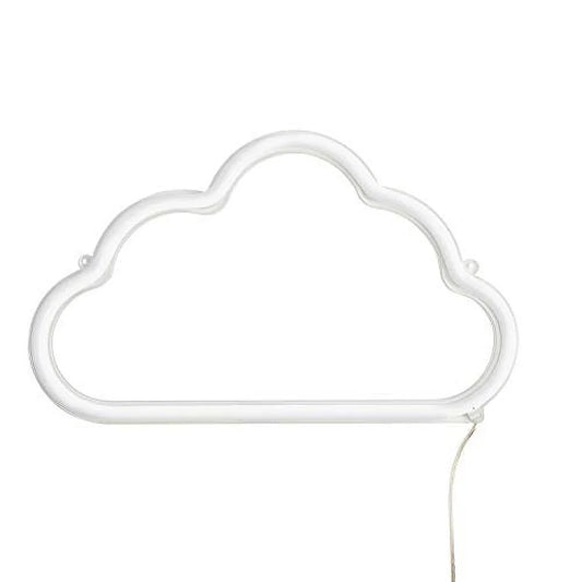 Amped  Co Cloud LED Neon Light Room Decor, 16x9.5in, 7ft Cord & OnOff Switch