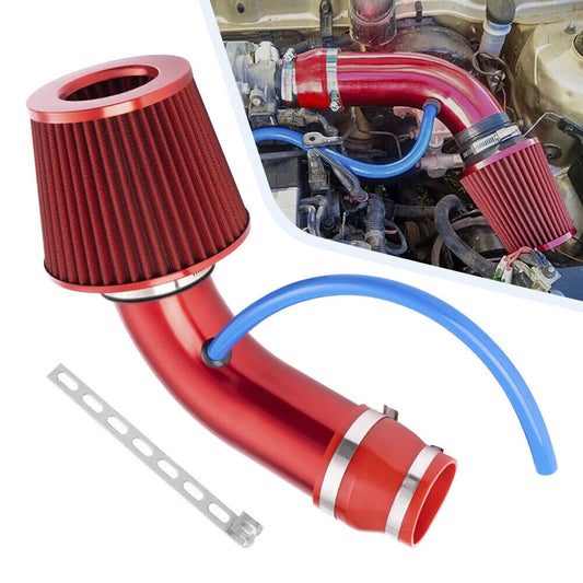 3 Cold Air Intake Filter Induction Kit Pipe Power Flow Hose System Accessories