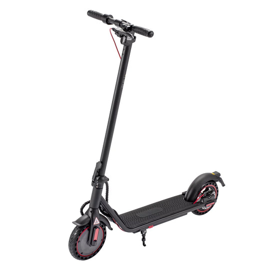 Electric Scooter Upgraded 450W Motor 8.5 Solid Tires Up to 18 Miles Long Range for Adults - 19 Mph Max Speed,Smart APP,Dual Brake System,Foldable Commuter E Scooter