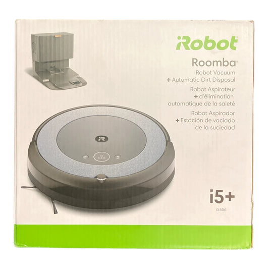 iRobot i5+ i5556 Robot Vacuum with Clean Base Automatic Dirt Disposal