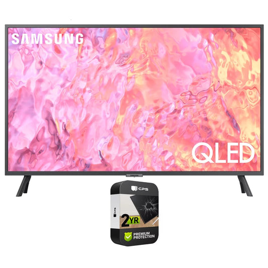 Samsung QN65Q60CAFXZA 65 Inch QLED 4K Smart TV 2023 Bundle with 2 YR CPS Enhanced Protection Pack