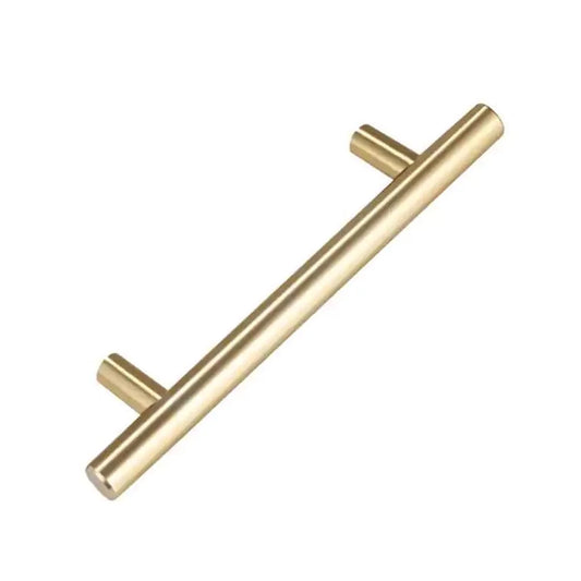 Brizza Series 12-5/8 in 320mm Brushed Solid Gold Cabinet Handle Drawer Pull - 10 Pack