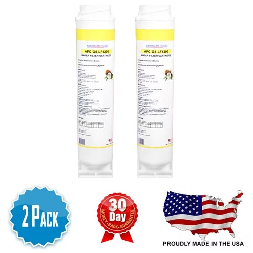 AFC Brand , Water Filters , Model # AFC-G5 , Compatible with GE GXSTQR - 2 Filters - Made in U.S.A.