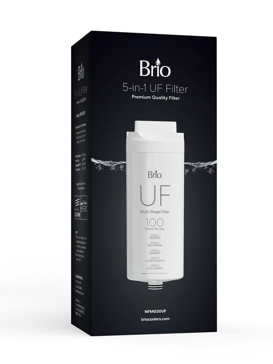 Brio 5-Stage Ultra Filtration Replacement Filter for G20 Bottle-Less Sparkling-Water Cooler - 1 Single Unit