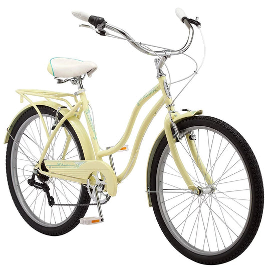 Schwinn Perla Bicycle-Color:Yellow,Size:26,Style:Women's Cruiser
