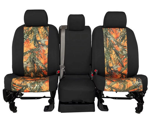 CalTrend Front TRUETIMBER Seat Covers for 2005-2015 Nissan Xterra|Pathfinder - NS197-72KT BLAZE Insert with Black Trim