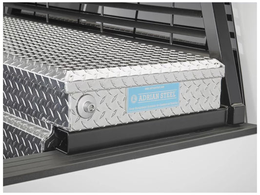 BACKRACK by RealTruck | Hardware Kit for use w/ 21 Toolbox, Black, No Drill | 30117TB | Compatible with 2002-2024 Ram 1500/2500/3500 All Beds