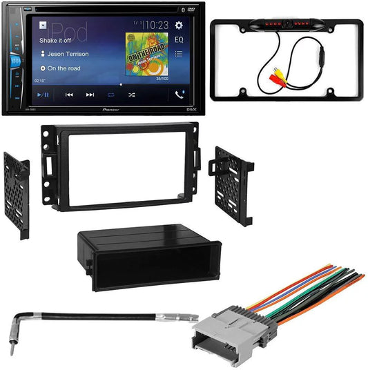 KIT2661 Bundle with Pioneer Multimedia DVD Car Stereo and Installation Kit - for 2005-2008 Chevy Uplander / Bluetooth Touchscreen, Backup Camera, Double Din Mounting Dash Kit