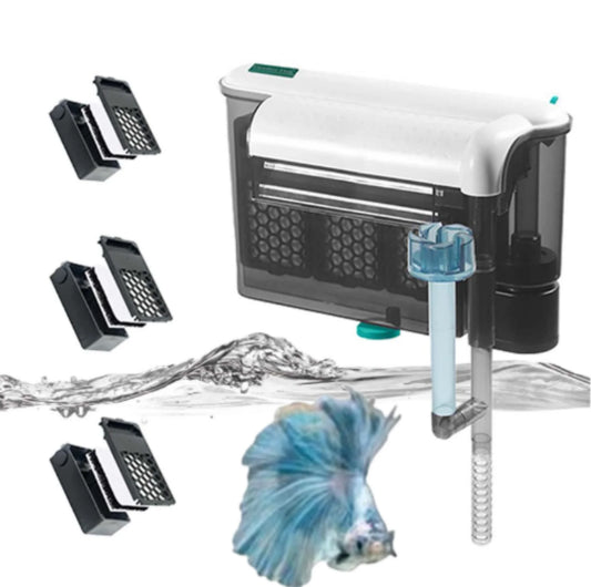 Carefree Fish Power Fish Tank Filter 3-in-1 Aquarium Pump 0-30 or 10-80 or 30-200 Gallon,30-200