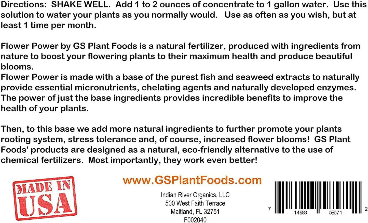 Flower Power All Natural Super Bloom Booster 1 Gallon
