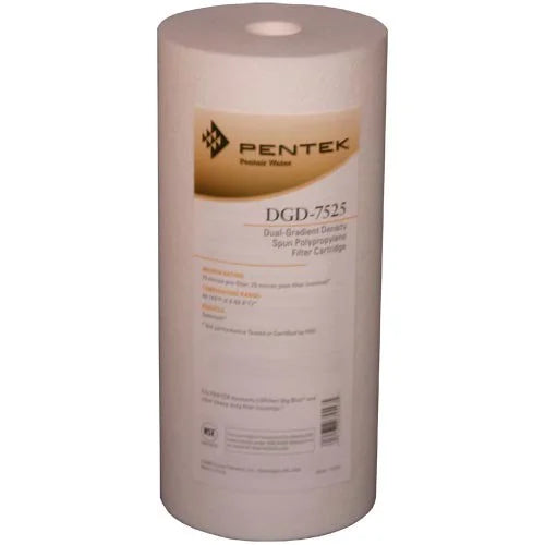 Package Of 12 Pentek DGD-7525 Sediment Water Filters 10 x 4.5