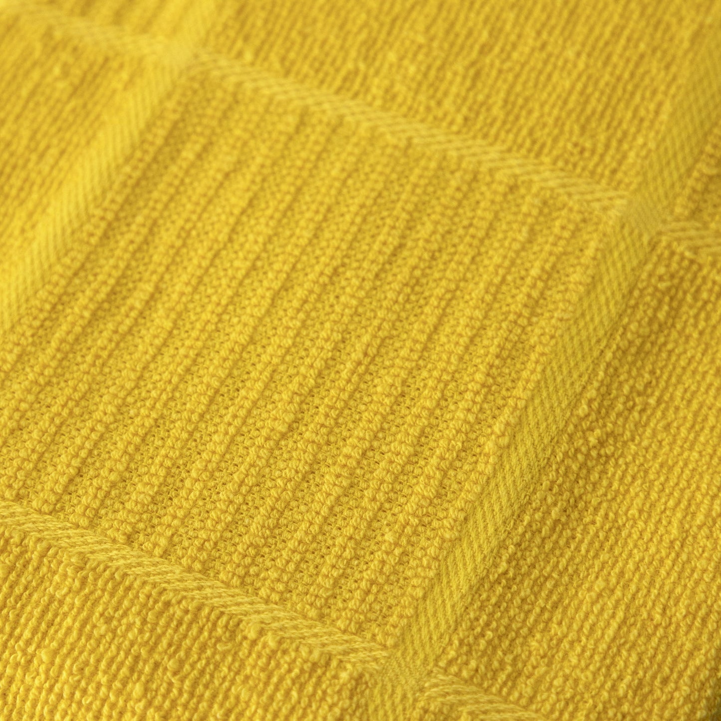 Solid and Check Parquet Kitchen Towel, Six Pack, Lemon