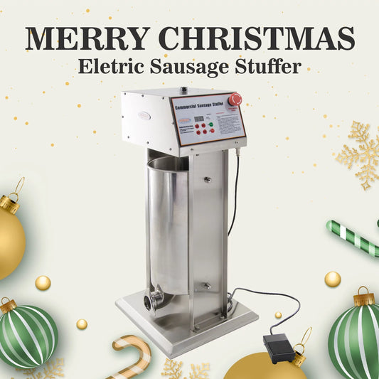 Hakka 22LB Electric Sausage Stuffer Stainless Steel and Vertical Commercial Sausage Maker
