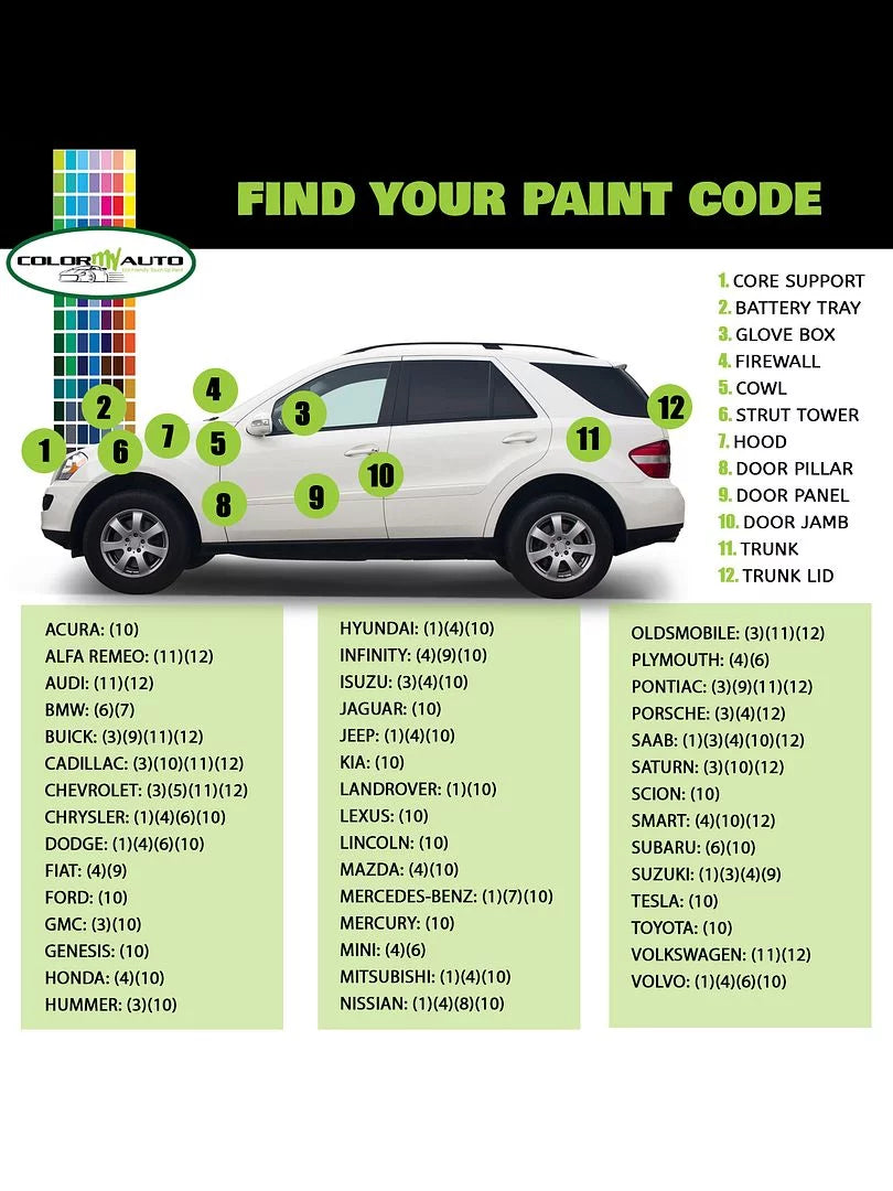 Volvo STEEL BLUE 98866 Base Coat Automotive Paint Aerosol