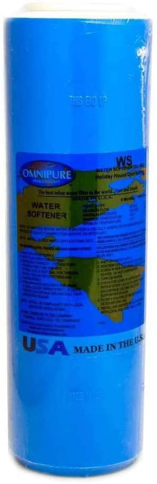 Omnipure WS, UXC-8SF Water Softening 10 Drop-In Cartridge