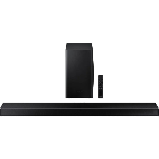 Open Box Samsung HW-Q60T 5.1ch Soundbar with 3D Surround Sound and Acoustic Beam (2020) , Black