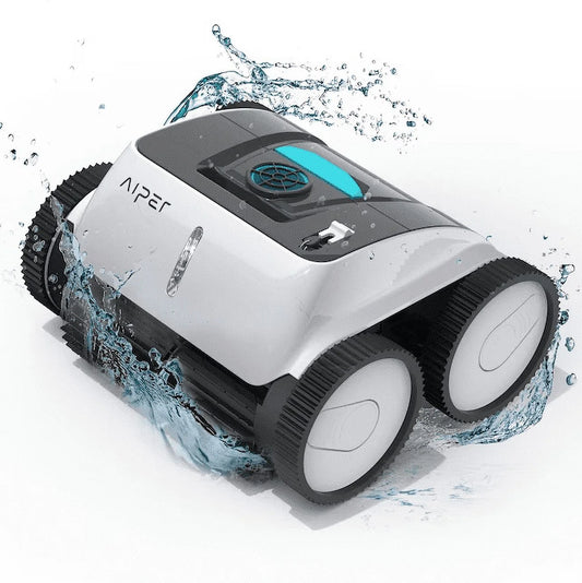 Open Box AIPER Seagull 1500 Cordless 6.8-in Robotic Pool Vacuum - WHITE