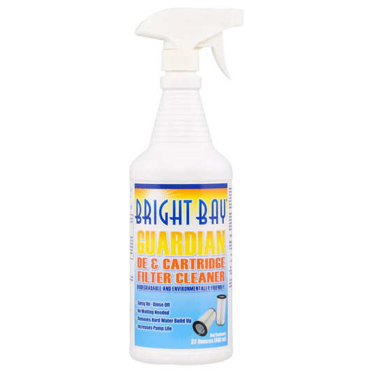 Filter Cleaner, Pool/Spa Cartridge, Bright Bay, 1 qt.- No Harsh Acid