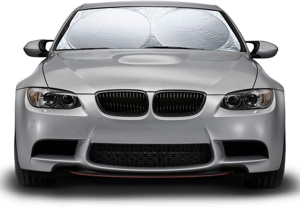 Car Sun Shade for Windshield - Foldable Sunshade Window Visor Reflector - Front Sunshield Auto Accessories Best for Car, Truck, Van, SUV